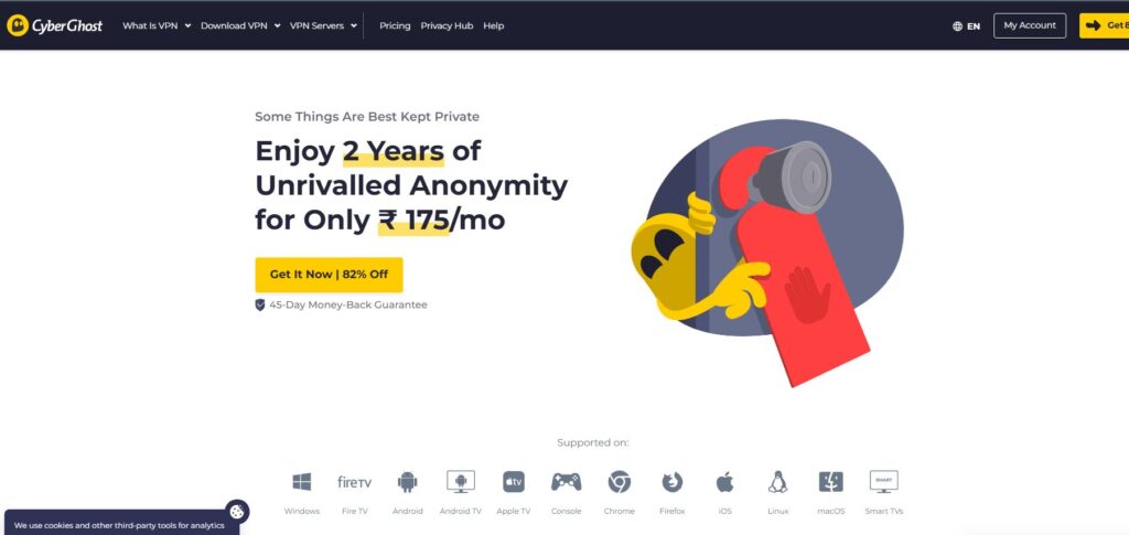 CyberGhost: Best for Streaming