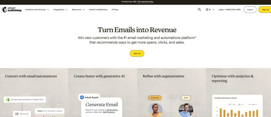 Mailchimp: Best for Brand Recognition and Integrations