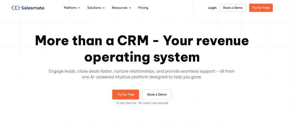 Salesmate: Best for No-Code Customization