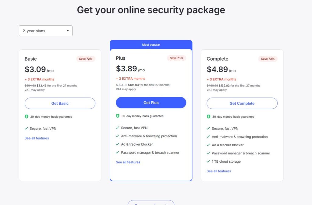 NordVPN Pricing and Plans